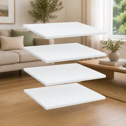 Enhance Your Space with Floating Shelf Boards in White
