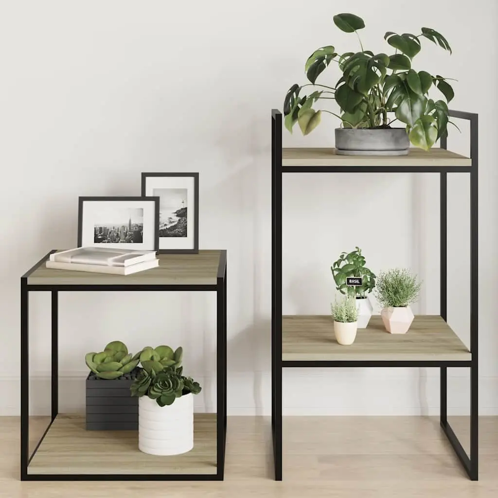Floating Shelf Boards 40x40x1.5 cm Wall Mount Storage Shelving Set of 4 Brown