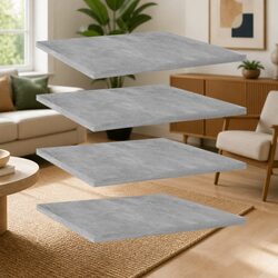 Grey Floating Shelves for Stylish Storage Solutions