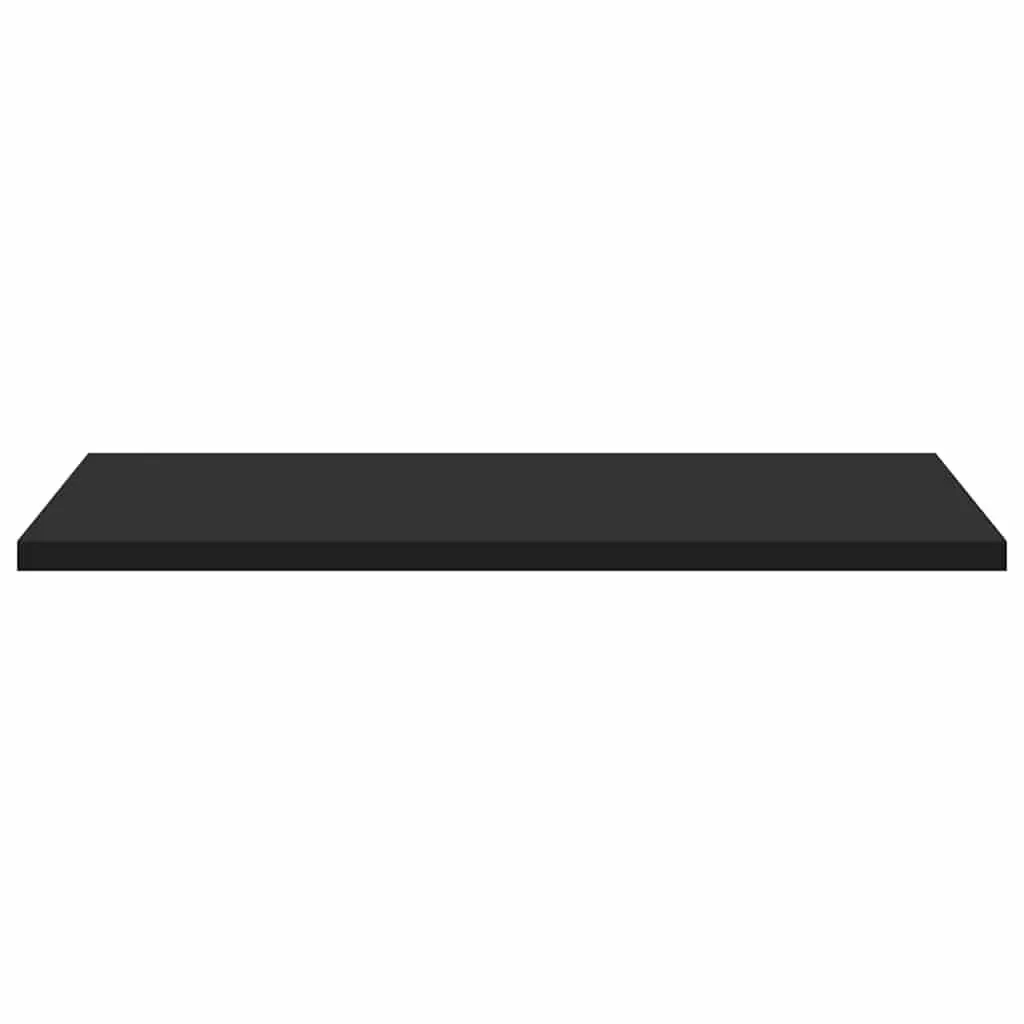 Engineered Wood Floating Shelf Boards Black 40x50x1.5 cm Storage 4 Piece