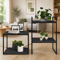 Bookshelf Boards 4 Pieces Grey Floating Shelves Storage Organization Wall