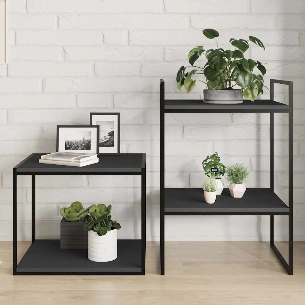 Bookshelf Boards 4 Pieces Grey Floating Shelves Storage Organization Wall