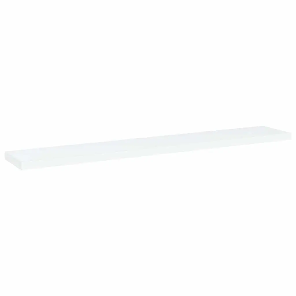Bookshelf Boards 60x10x1.5 cm Engineered Wood Set of 8 White Storage Shelves