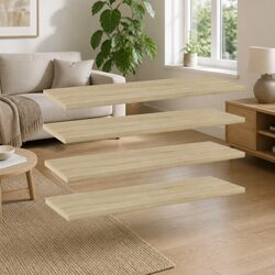 Enhance Your Home with Sonoma Oak Bookshelf Boards - 4 pcs
