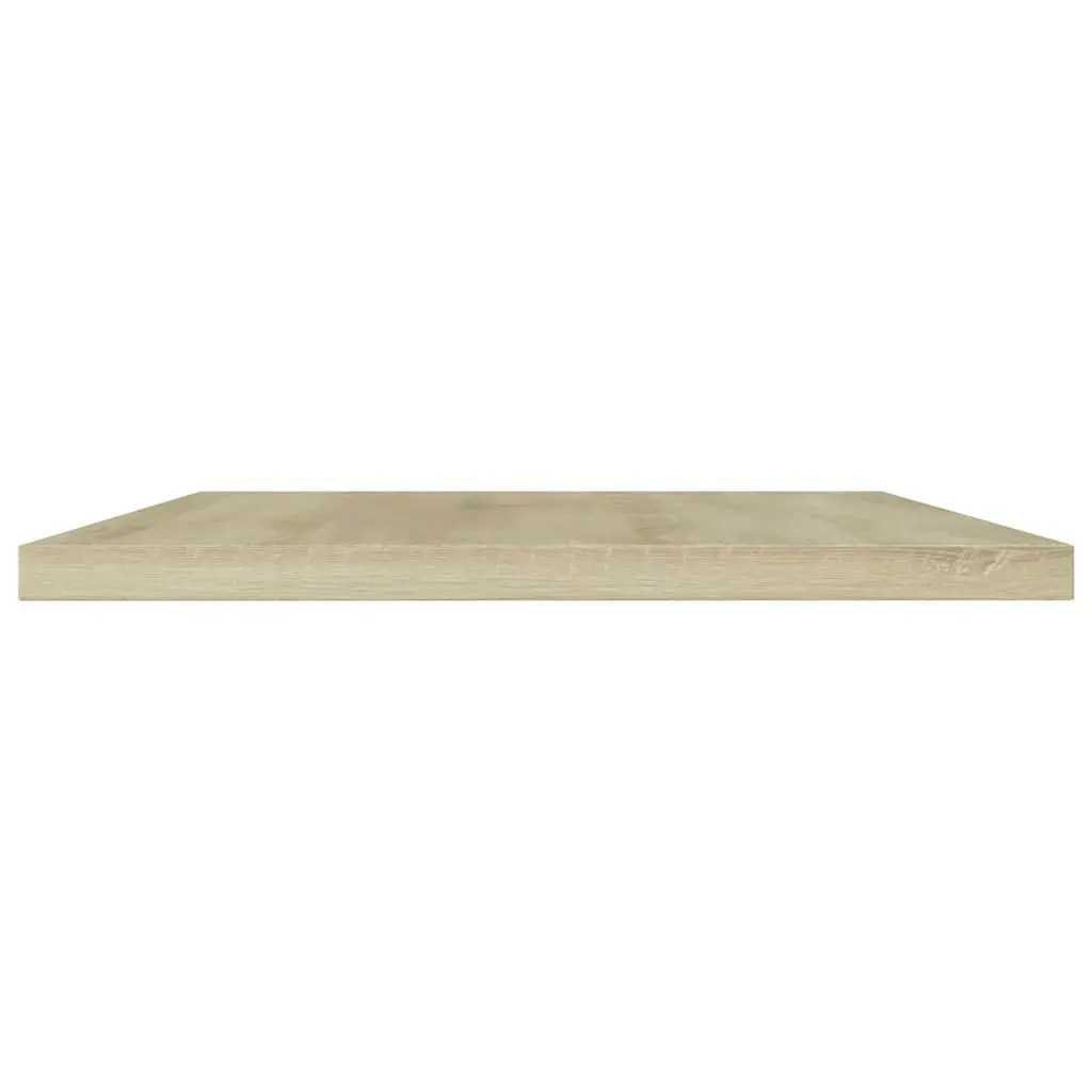 Bookshelf Boards 60x20x1.5 cm 4 Piece Sonoma Oak Storage Shelving Panels Wood