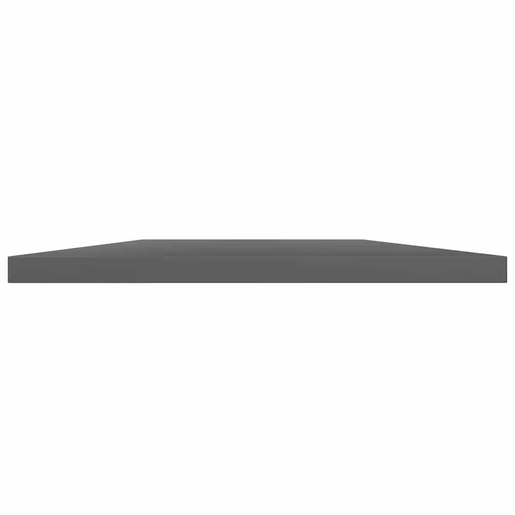 Bookshelf Boards 60x20x1.5 cm Grey Engineered Wood Storage 4 Piece