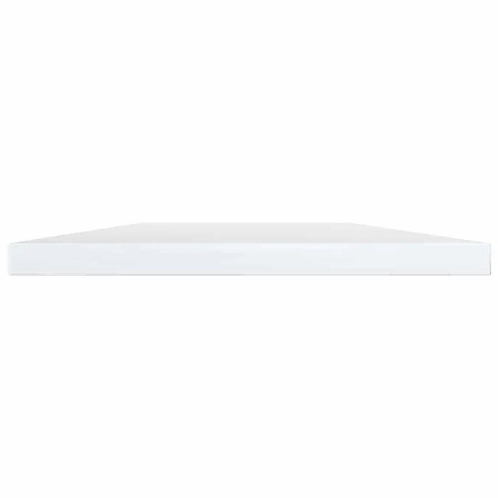 Floating Shelf Boards Set 4 Piece White Wall Mount Storage Display Shelving Panel