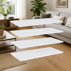 Elevate Your Space with White Floating Shelving