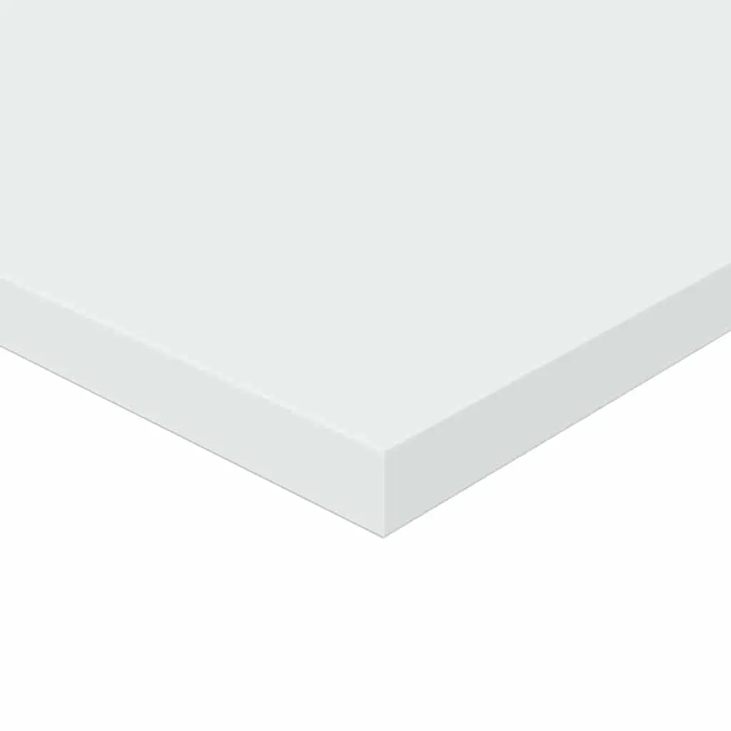 Floating Bookshelf Boards 4 Pieces White Wall Mount Storage Shelves