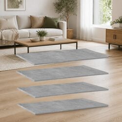 Enhance Your Space with Grey Floating Shelf Boards 4 Pack