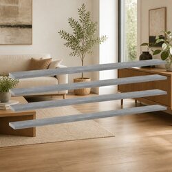 Elevate Your Space with Grey Floating Shelf Boards