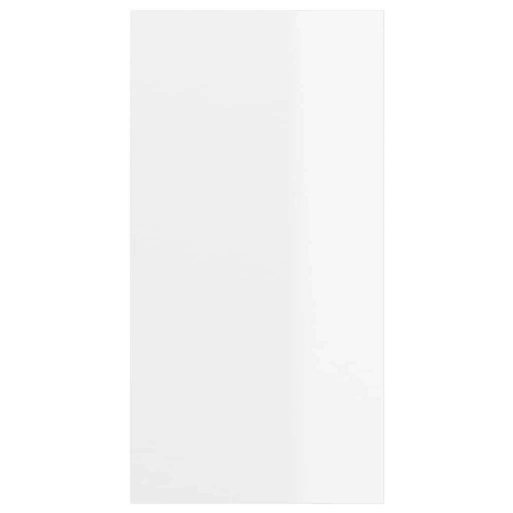 Wall-mounted TV Cabinet 2 Compartment High Gloss White
