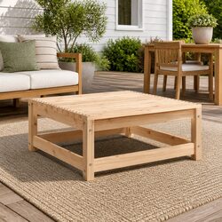 Enhance Your Outdoor Space with This Brown Footstool
