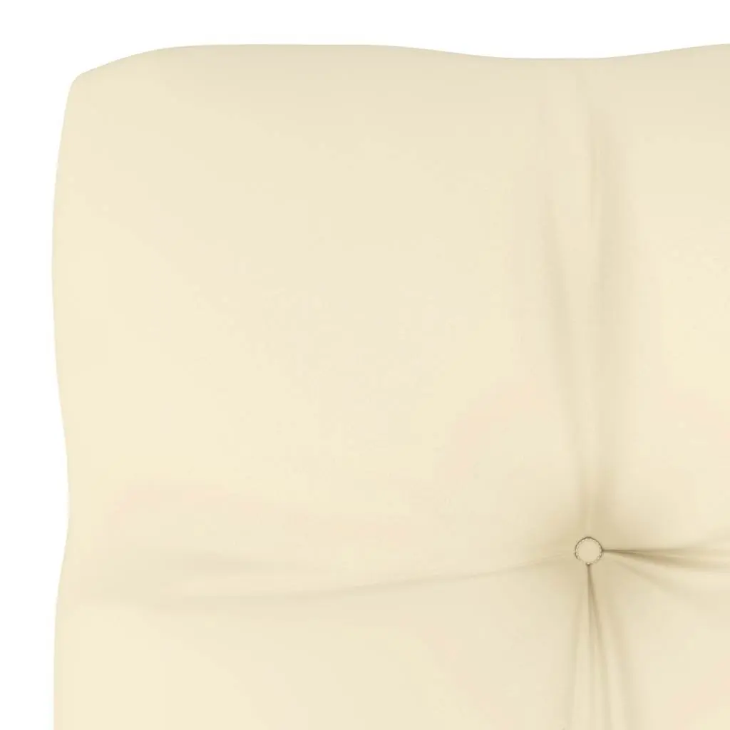 Outdoor 2-Seater Sofa Modular Brown Cushions
