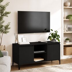 Modern Black TV Cabinet for a Chic Living Room