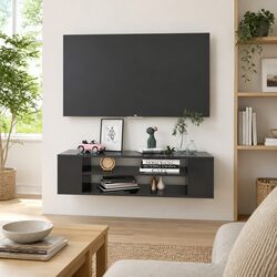 Enhance Your Space with a Grey Wall-Mounted TV Cabinet