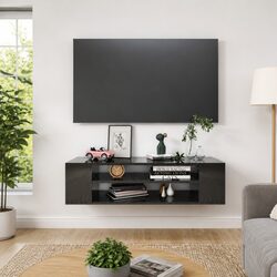 Stylish Wall-Mounted Storage Unit for Your Living Room