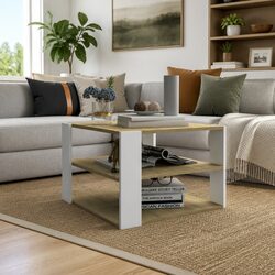 Stylish Living Room Coffee Table with Storage Solutions