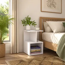 Set of Two White Bedside Cabinets for Your Bedroom