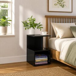Maximize Your Bedroom Space with Black Bedside Cabinets
