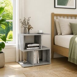 Organize Your Space with a Grey Nightstand Table