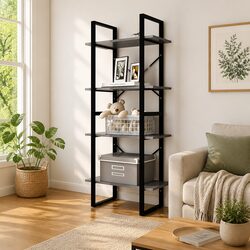 Stylish 4-Tier Book Cabinet for Your Home