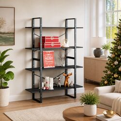 Elevate Your Space with a 4-Tier Bookshelf