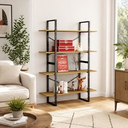 Stylish 4-Shelf Book Cabinet to Elevate Your Space