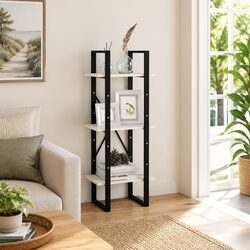 Enhance Your Space with a 3-Tier White Book Shelf