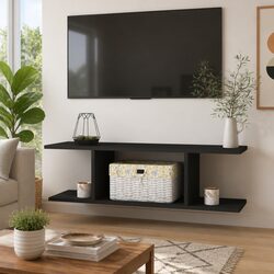 Elevate Your Living Room with a Grey Floating TV Cabinet
