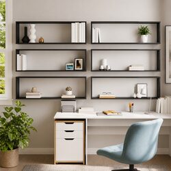 Stylish Grey Wall Cube Shelves to Elevate Your Space