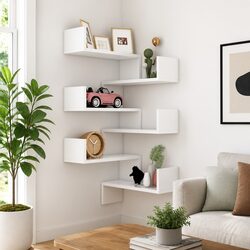 Enhance Your Space with Elegant Corner Shelves