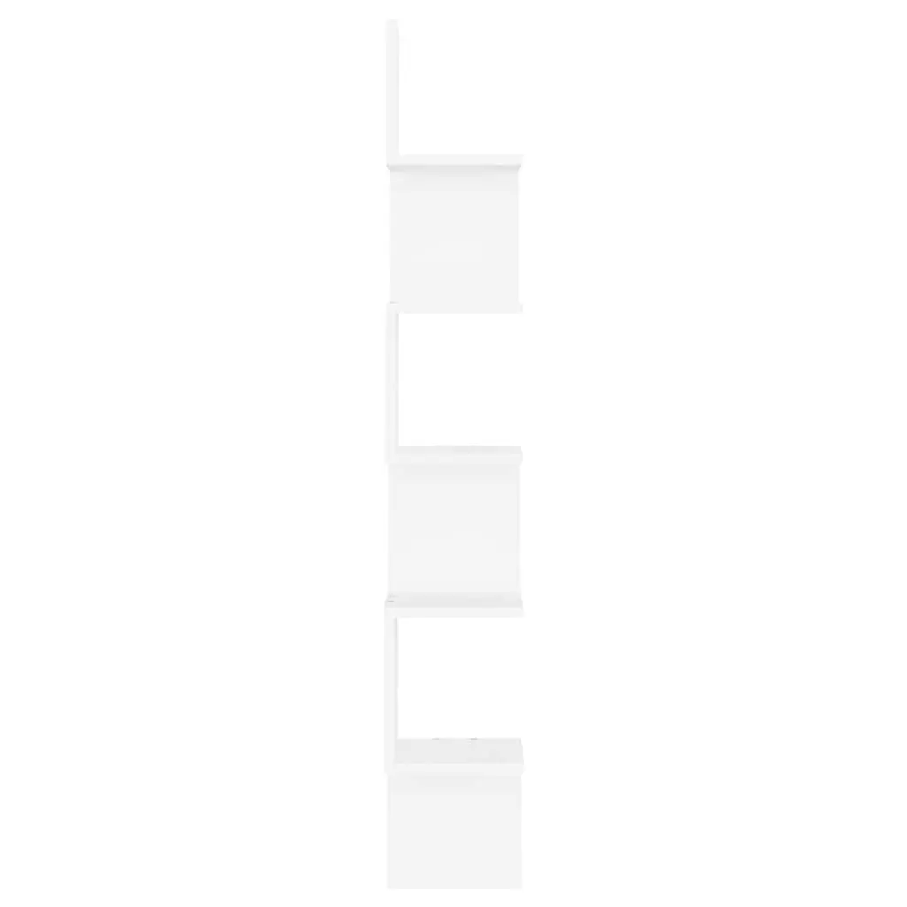 Wall Corner Shelf White Storage Display Unit Living Room Bedroom Kitchen