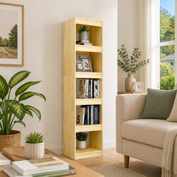 Brown Wooden Book Cabinet for a Beautifully Organized Space