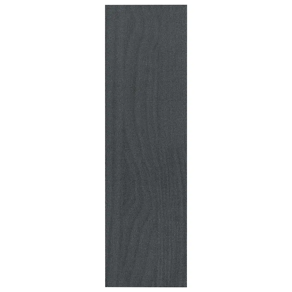 Wooden Book Cabinet Grey Room Divider Storage Bookcase Unit