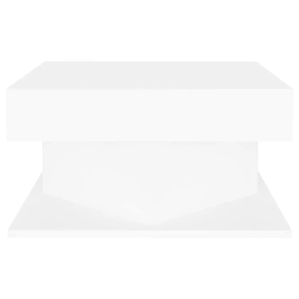 Coffee Table 57x57x30 cm White Engineered Wood Stable Surface Easy to Clean