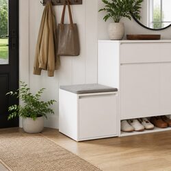 Elegant Storage Chest in White for Enhanced Home Aesthetics
