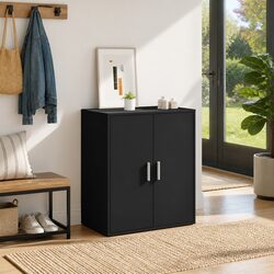 Elevate Your Space with a Functional Black Shoe Cabinet