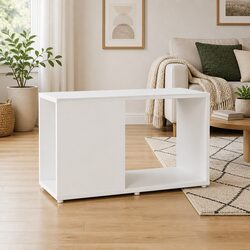 White Open Storage Unit for TV and Home Décor