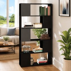 Enhance Your Space with a High Gloss Black Room Divider