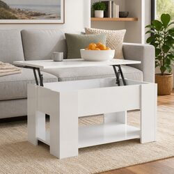 Enhance Your Living Space with a White Lift Top Coffee Table