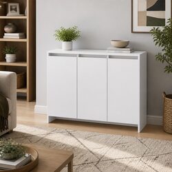 White Sideboard for Enhanced Home Decor