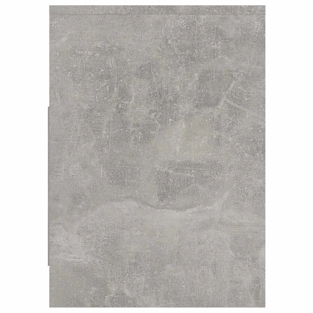 TV Cabinet Concrete Grey 3 Drawers 3 Compartments Storage