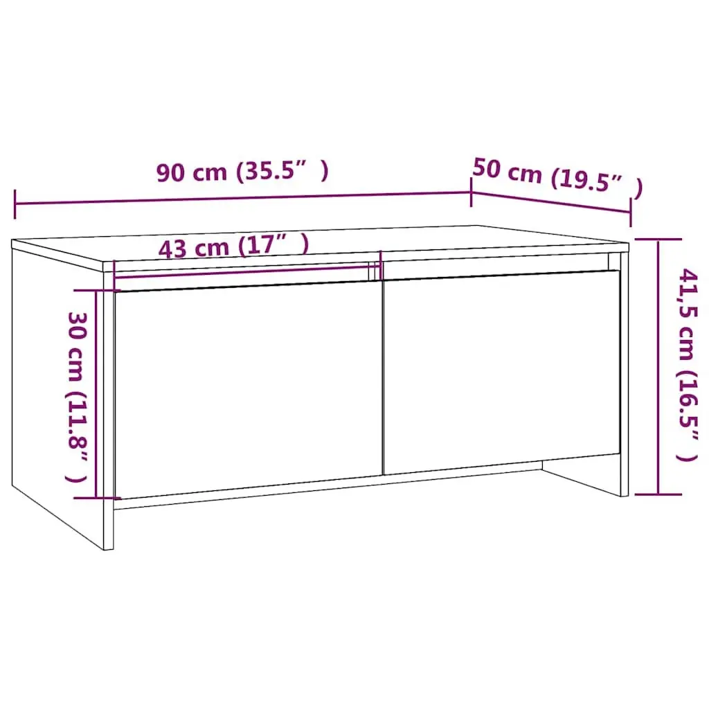 Coffee Table with Storage Drawers Modern Design Accent Living Room Furniture
