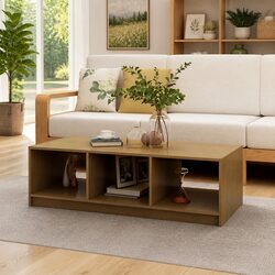 Elevate Your Living Space with a Honey Brown Coffee Table
