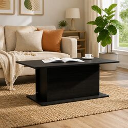 Enhance Your Living Space with This Black Coffee Table