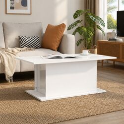 Enhance Your Living Room with a Modern White Coffee Table