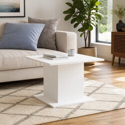 Enhance Your Living Space with This White Coffee Table