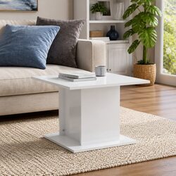 Contemporary White Coffee Table to Elevate Your Living Space