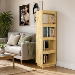 Enhance Your Space with a Solid Pinewood Book Cabinet